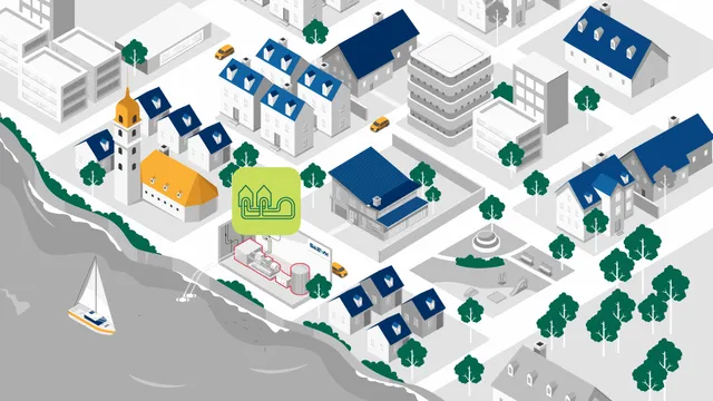 Illustration EWN Wärmeverbund